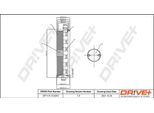 Dr!Ve+ DP1110.10.0244 - Oe 646 094 00 04 Filtro Aria Per Classe C (CL203), Classe C (S203), Classe Clc (CL203), Classe C (W203), Clk (C209)