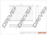 Dr!Ve+ DP1110.12.0022 - Filtro Aria Abitacolo Oe 6447KK Per C4 I (Lc), C4 (La), C4 Ii (Nc), Berlingo, C2 (Jm), C4 Picasso I (Ud), DS4, C2 Enterprise (Jg), C3 I (Fc, Fn), C3 Picasso (Sh), C3 Pluriel (Hb), C4 G-Picasso I (Ua), DS4 (Nx), 1007 (Km), 307, 307 Cc (3B), 307 Sw (3H), 308 Cc (4B), 308 I, 308 Sw I, Rcz
