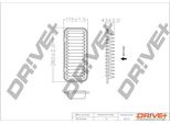 Dr!Ve+ DP1110.10.0085 - Oe BYD371QA 1109030 Filtro Aria Per C1 (Pm, Pn), Aygo (B1), Yaris (P13), Yaris (P1), Yaris (P9)