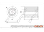 Dr!Ve+ DP1110.11.0219 - Filtro Olio Oe 11427605342 Per Serie 1 (F20), Serie 1 (F21), Serie 3 (F30), Serie 3 (F31)