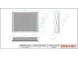 Dr!Ve+ DP1110.10.0482 - Filtro Aria Oe 281132G000 Per Carens Iii (Un), Magentis
