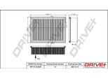 Dr!Ve+ DP1110.10.0336 - Oe 13 72 1 744 869 Filtro Aria Per Serie 3 (E36), Serie 3 (E46), Serie 5 (E39), Serie 7 (E38), X3 (E83), Z3 (E36), Z4 (E85)