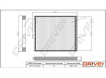 Dr!Ve+ DP1110.12.0142 - Filtro Aria Abitacolo Oe 96962173 Per Aveo (T200), Aveo (T250, T255)