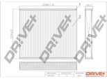 Dr!Ve+ DP1110.12.0074 - Filtro Aria Abitacolo Oe 6R0820367 Per A1 (8X), Ibiza (6J, 6P), Toledo Iv (KG3), Fabia Ii (54), Fabia Iii (Nj), Rapid (Nh), Roomster (5J), Polo (6C, 6R)