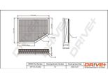 Dr!Ve+ DP1110.10.0352 - Oe 13 71 7 793 647 Filtro Aria Per 5Er (E60), 5Er (E61), 6Er (E63), 6Er (E64)