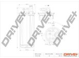 Dr!Ve+ DP1110.13.0105 - Filtro Carburante Oe 4F0127435A Per A6 (4F)