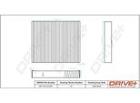 Dr!Ve+ DP1110.12.0375 - Filtro Aria Abitacolo Oe 64319195193 Per Z3 (E36), Z4 (E86), Z4 (E85), Z4 (E89)