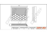 Dr!Ve+ DP1110.10.0671 - Oe 55557597 Filtro Aria Per Signum (Z03), Vectra C (Z02)