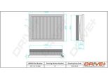 Dr!Ve+ DP1110.10.0684 - Oe 13 72 7 520 855 Filtro Aria Per R50, R53, R52