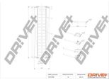 Dr!Ve+ DP1110.11.0187 - Filtro Olio Oe A2711800309 Per Classe C (W204), Classe C (C204), Classe C (S204), Classe E (W212), Classe E (A207), Classe E (C207), Classe E (S212), Slk (R172)