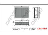 Dr!Ve+ DP1110.10.0378 - Oe 1444 Fk Luftfilter FüR C4 G-Picasso I (Ua), C4 I (Lc), C4 Picasso I (Ud), 307, 307 Cc (3B), 307 Sw (3H), 308 I