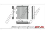 Dr!Ve+ DP1110.12.0334 - Filtro Aria Abitacolo Oe 9999Z07015 Per Coupe (Gk), Elantra (Xd), Matrix (Fc)