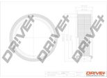 Dr!Ve+ DP1110.10.0015 - Oe 0225241213 Luftfilter FüR Logan, Sandero, Clio Ii, Kangoo (Kc), Kangoo (Fc), Logan I, Megane I, Thalia I (Lb)