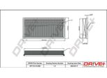 Dr!Ve+ DP1110.10.0292 - Filtro Aria Oe 895 3004 383 Per Cherokee (Xj), S40 I (644), V40 (645)
