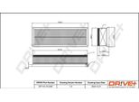 Dr!Ve+ DP1110.10.0346 - Oe 13 71 8 570 043 Filtro Aria Per Serie 5 (F10), Serie 5 (F11), X3 (F25), X4 (F26), X5 (F15, F85)