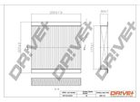 Dr!Ve+ DP1110.12.0079 - Filtro Aria Abitacolo Oe 77364561 Per Nemo, Doblo, Fiorino, Linea, Qubo, Tipo, Combo (X12), Combo Tour (X12), Bipper (Aa), Bipper Tepee