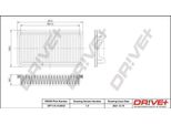 Dr!Ve+ DP1110.10.0633 - Filtro Aria Oe 71742069 Per Sedici