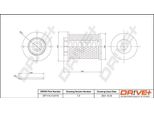 Dr!Ve+ DP1110.13.0176 - Filtro Carburante Oe 818013 Per Aveo (T300), Trax, Mokka X (J13)