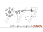 Dr!Ve+ DP1110.13.0249 - Filtro Carburante Oe WJN101190 Per Freelander (L314), Speedster (E01)