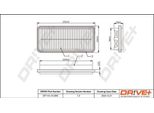 Dr!Ve+ DP1110.10.0655 - Filtro Aria Oe 28113 07100 Per Picanto (Sa)