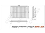 Dr!Ve+ DP1110.10.0481 - Filtro Aria Oe 28113 3K100 Per Grandeur (Tg), Sonata V (Nf)