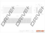Dr!Ve+ DP1110.10.0541 - Oe 0313AAT00041N Filtro Aria Per Duster, Logan, Sandero, Almera Ii (N16), Clio Ii, Kangoo (Kc), Kangoo (Fc), Logan I, Thalia I (Lb), Thalia Ii (Lu), Thalia Iii (L8), Twingo Ii (CN0)