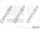 Dr!Ve+ DP1110.10.0116 - Oe 13 71 7 806 046 Filtro Aria Per C5 Ii (Rc), C5 Ii (Re), C5 Iii (Rd), C5 Iii (Rw), Jumpy (VF7), Scudo, R56, R55, 407, 407 Sw (6D, 6E), Expert (Vf), Expert Tepee (VF3X)