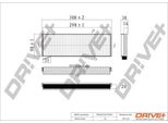 Dr!Ve+ DP1110.12.0168 - Oe 4F0 819 439 A Filtro Aria Abitacolo Per R8 (42), A6 (4F), XL1 (6Z!)