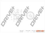Dr!Ve+ DP1110.11.0072 - Filtro Olio Oe 46796687 Per 156 (932), 147 (937), 166 (936), Gt (937), Bravo, Doblo, Idea, Marea, Multipla, Punto, Stilo
