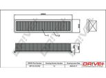 Dr!Ve+ DP1110.10.0702 - Filtro Aria Oe 1444 Vl Per C3 Ii (Sc), 207 (Wa, Wc), 207 Sw (Wk)