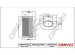 Dr!Ve+ DP1110.10.0239 - Filtro Aria Oe 55183562 Per 159 (939), Brera (939), Spider (939)