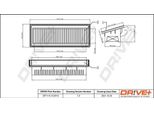 Dr!Ve+ DP1110.10.0516 - Filtro Aria Oe 28113 0X200 Per I10 (Pa)