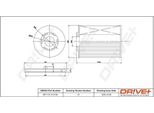 Dr!Ve+ DP1110.13.0150 - Filtro Carburante Oe 6G9N9176AB Per Mondeo Iv, C30 (533), C70 Ii Cabriolet (542), S40 Ii (544), S60 Ii (134), S80 Ii (124), V40 (525, 526), V50 (545), V60 I (155, 157), V70 Iii (135), XC60 (156), XC70 Ii (136)
