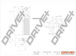 Dr!Ve+ DP1110.13.0026 - Filtro Carburante Oe 1H0127401C Per Galaxy (Wgr), 806 (221), Cordoba (6K), Ibiza (6K), Inca (6K), Toledo I (1L2), Alhambra (7V), Arosa (6H), Felicia (6U), Caddy Ii (9K), Golf Iii (1H), Golf Cabriolet (1E), Jetta Ii (165, 19E, 1G2), Lupo (6E1, 6X1), Passat (35I), Polo (6N), Polo (80, 86C), Polo (6V), Sharan (7M), T4, Vento (1H)
