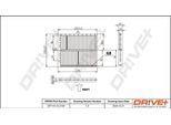 Dr!Ve+ DP1110.12.0129 - Filtro Aria Abitacolo Oe BP4K61J6XA Per 3 (Bk), 5 (CR19), 5 (Cw)
