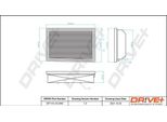Dr!Ve+ DP1110.10.0400 - Filtro Aria Oe 68361377AA Per Tipo