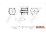 Dr!Ve+ DP1110.13.0139 - Filtro Carburante Oe 1764944 Per Transit, Transit Tourneo, Transit V363, Tourneo Custom, Transit Custom