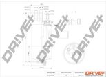 Dr!Ve+ DP1110.13.0116 - Filtro Carburante Oe 8200803830 Per Duster, Logan, Sandero, Logan I