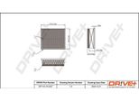 Dr!Ve+ DP1110.10.0227 - Oe 6000618816 Filtro Aria Per Talento, Vivaro (X82), Vivaro B (X82), Trafic Iii (Jg), Trafic Iii (Fg), Trafic Iii (Eg)