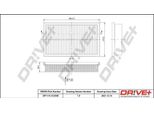 Dr!Ve+ DP1110.10.0306 - Oe 111 094 00 04 Filtro Aria Per Classe E (W124), Classe E (A124), Classe E (C124), Classe E (S124)