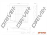 Dr!Ve+ DP1110.10.0447 - Filtro Aria Oe 17220RL5A00 Per Accord Ix, Accord Viii