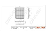 Dr!Ve+ DP1110.10.0507 - Oe CW759935 8 Filtro Aria Per Ranger (Eq, Er, R)