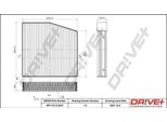Dr!Ve+ DP1110.12.0241 - Oe 246 830 00 18 Filtro Aria Abitacolo Per Cla (C117), Classe A (W176), Classe B (W246), Cla (X117), Classe Gla (X156)