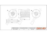 Dr!Ve+ DP1110.13.0044 - Oe 6110900051 Filtro Carburante Per Classe C (W202), Classe C (S202), Classe E (W210), Classe E (S210), Classe S (W220), Classe V (638/2)