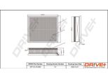 Dr!Ve+ DP1110.10.0093 - Filtro Aria Oe 9121071 Per Movano (X70)