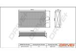 Dr!Ve+ DP1110.10.0113 - Filtro Aria Oe 7E0 129 620 Per T5, T6