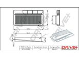 Dr!Ve+ DP1110.10.0675 - Filtro Aria Oe 4707328 Per Agila A