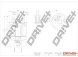 Dr!Ve+ DP1110.13.0133 - Filtro Carburante Oe 8200638748 Per Kangoo (Kw), Kangoo (Fw), Laguna Iii, Twingo Ii (CN0)