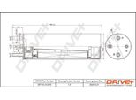 Dr!Ve+ DP1110.13.0070 - Filtro Carburante Oe 7H0127401B Per T6, T5, Touareg (7L)