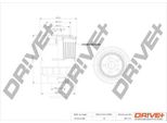 Dr!Ve+ DP1110.13.0106 - Filtro Carburante Oe 16901RJLE01 Per Auris (E18), Avensis (T27), Corolla (E15), Corolla (E18), Auris (E15)